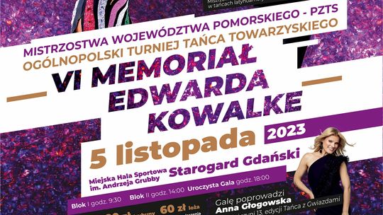 Ogólnopolski Turniej Tańca Towarzyskiego w Starogardzie Gdańskim