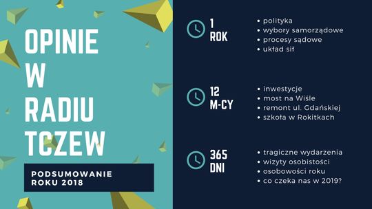 Opinie w Radiu Tczew 31.12.: Podsumowanie roku 2018