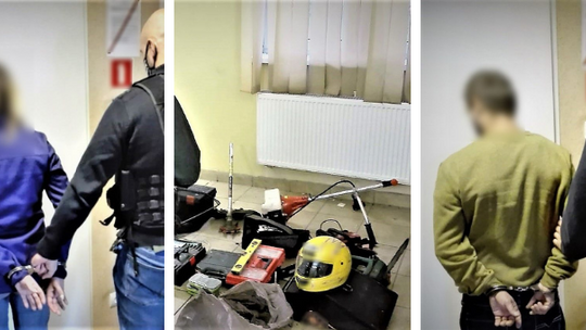 Pelplin: Kradli elektronarzędzia, akcesoria wędkarskie oraz grzejniki. Dwóm mężczyznom i kobiecie grozi do 10 lat więzienia