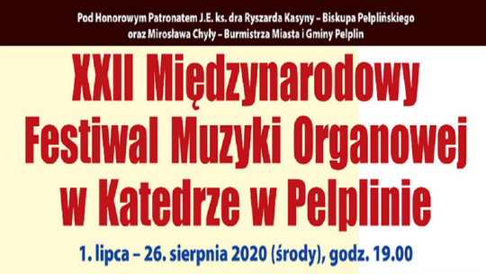 Pelplin: Rozpoczął się Międzynarodowy Festiwal Muzyki Organowej