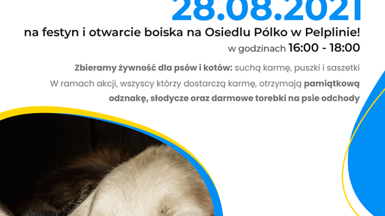 Pelplin: Zbiórka karmy dla schronisk już w najbliższą sobotę - na uczestników czekają nagrody