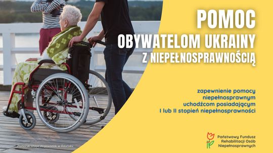 PFRON z pomocą dla uchodźców z niepełnosprawnościami