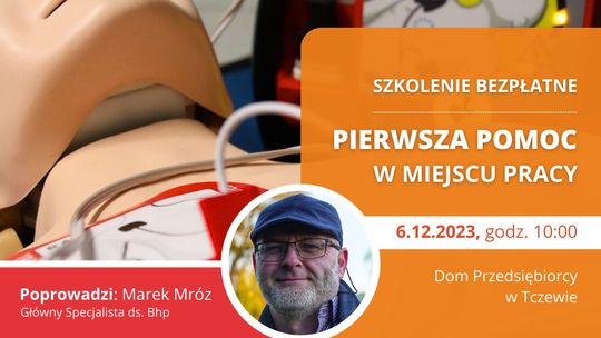 "Pierwsza pomoc w miejscu pracy". W środę bezpłatne szkolenie