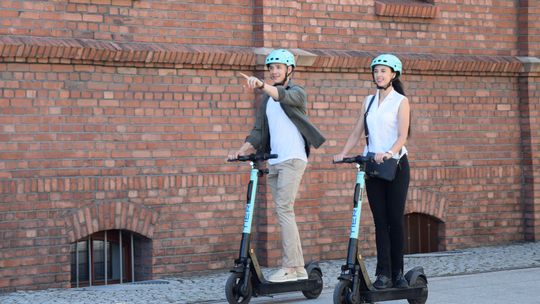 Pierwsze elektryczne hulajnogi pojawiły się w Tczewie