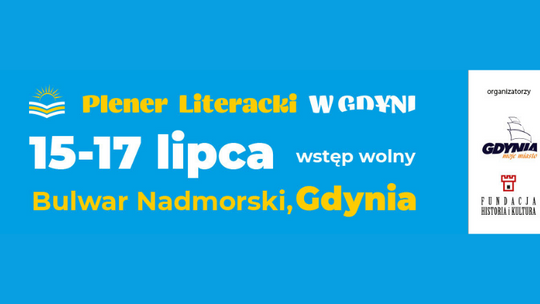 Plener Literacki w Gdyni - spotkania autorskie, targi książki i atrakcje dla najmłodszych