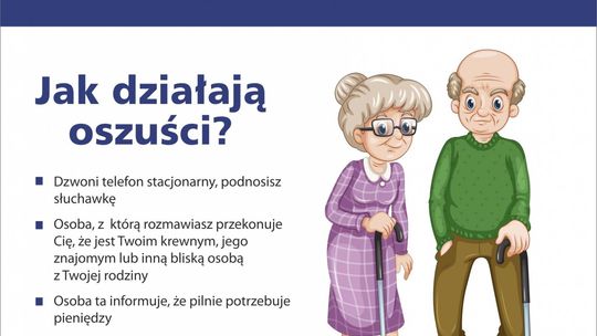 Policja przypomina: Przestępcy wciąż oszukują seniorów!