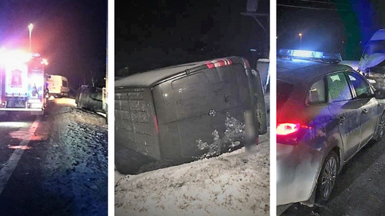 Policjanci wyjaśniają przyczyny groźnego wypadku w Subkowach