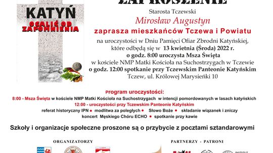 Powiatowe obchody Dnia Pamięci Ofiar Zbrodni Katyńskiej