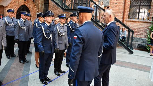 Powiatowe święto policji na gniewskim zamku