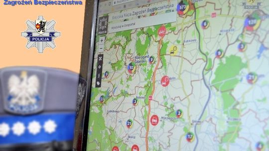 Prawie 600 zgłoszeń z Krajowej Mapy Zagrożeń Bezpieczeństwa w powiecie starogardzkim
