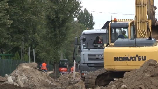 Przebudowa Gdańskiej trwa. Od środy zmiany w ruchu drogowym 