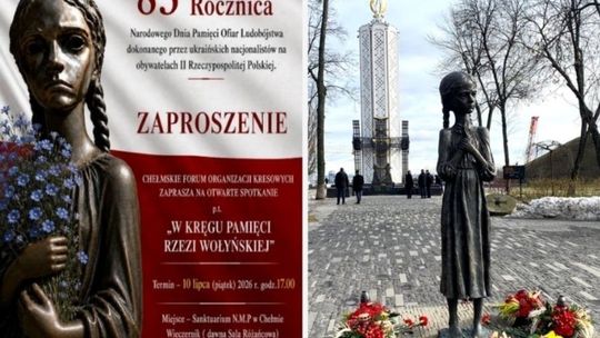 Przerobili symbol Hołodomoru na plakat o Wołyniu