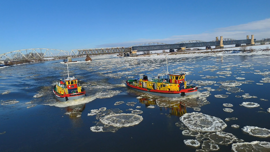 Puma, Narwal, Nerpa i Manat - nowe lodołamacze wypłyną na wody Wisły