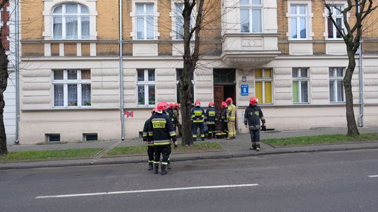 Rozszczelnienie zaworu gazowego na ul. Sobieskiego. Obyło się bez ewakuacji 