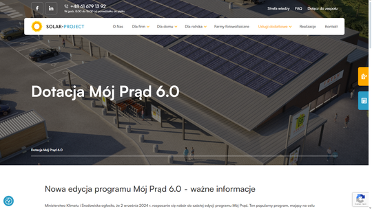 Rządowy program Mój Prąd: Jakie wsparcie oferuje dla instalacji fotowoltaicznych? - Solar-Project