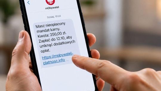 SMS „z mObywatela” o mandacie? Nie klikaj. To oszustwo