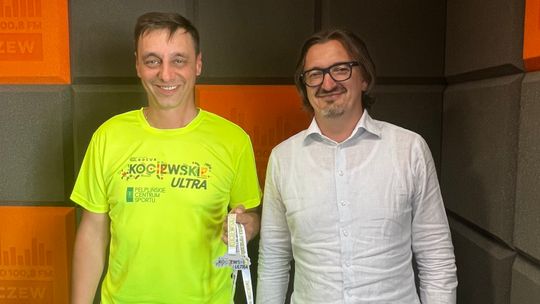 Sportowe Chęci: Burmistrz Pelplina Mirosław Chyła i Piotr Wojciechowski dyrektor Pelplińskiego Centrum Sportu opowiedzieli o 1. edycji KOCIEWSKIE ULTRA 