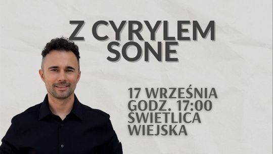 Spotkanie z autorem bestsellerowych kryminałów i prokuratorem w jednym. Cyryl Sone w Swarożynie