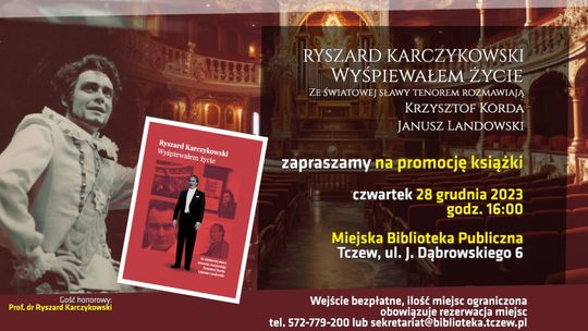 Spotkanie z Ryszardem Karczykowskim w tczewskiej bibliotece