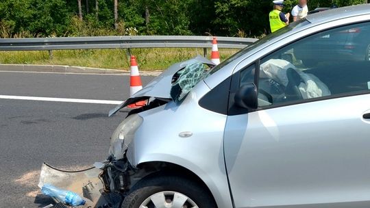 Starogard Gdański: Dwie osoby ranne w wypadku na autostradzie