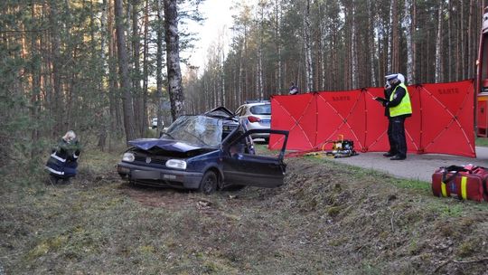 Starogard Gdański: Pijany kierowca spowodował wypadek. Pasażer zginął na miejscu