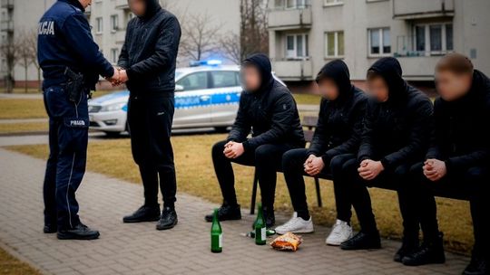 Starogard Gdański: 45-latek poszukiwany listem gończym zatrzymany na ławce