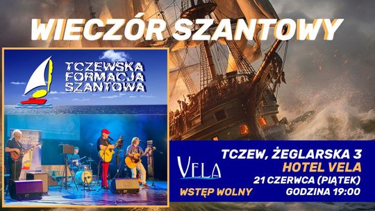 Szanty nad Wisłą. Koncert w Restauracji Vela