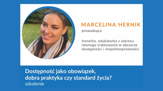 Dostępność w praktyce, czyli szkolenia dla instytucji publicznych