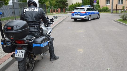 Tczew: „Jednośladem bezpiecznie do celu”. Kolejna akcja informacyjno – edukacyjna policji
