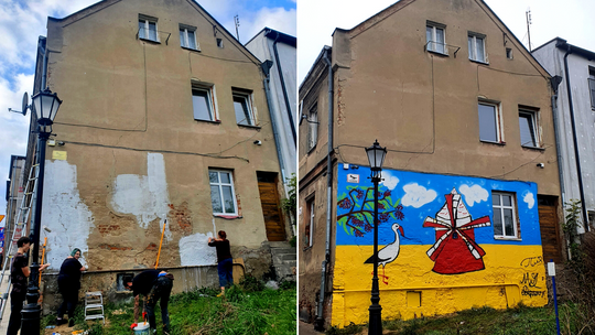 Tczew: Na Podgórnej powstał kolorowy mural