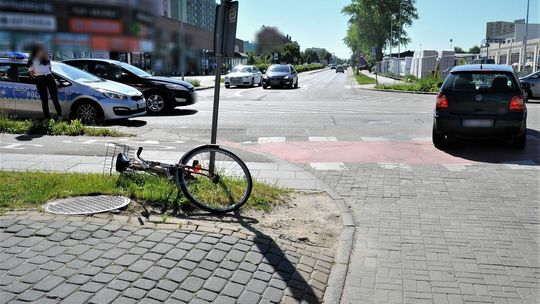 Tczew: Potrącenie kobiety na przejeździe rowerowym