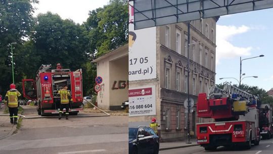 Tczew: Pożar dachu kamienicy przy ul. Wojska Polskiego