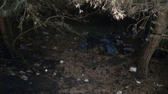 Tczew: Pożar na dawnym poligonie. Ranny bezdomny mężczyzna