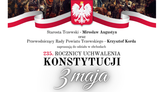 Tczew uczci 235. rocznicę uchwalenia Konstytucji 3 Maja. Sprawdź program uroczystości
