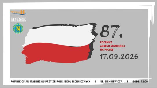 Tczew uczci pamięć ofiar agresji sowieckiej. Prezydent zaprasza na obchody 87. rocznicy 17 września