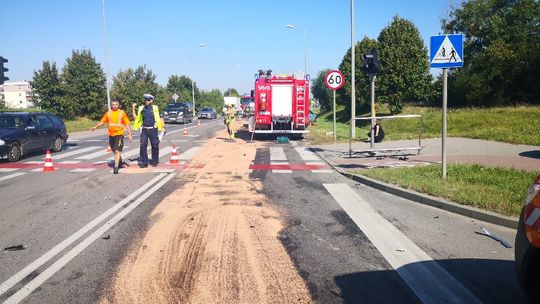 Tczew: Wypadek na DK91 - dwa pojazdy uszkodzone