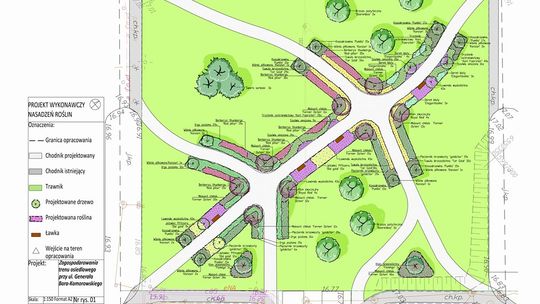 Tczew: Zagospodarowanie terenu przy ul. Bora – Komorowskiego