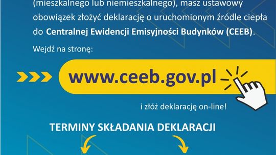 To ostatni moment na złożenie deklaracji CEEB. Tczewscy urzędnicy pomogą, a nawet dojadą do interesanta