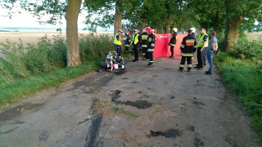 Tragiczny wypadek - nie żyje motocyklista 