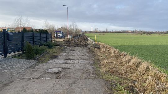 Trwa budowa nowej drogi przy ulicy Retmańskiej w Tczewie