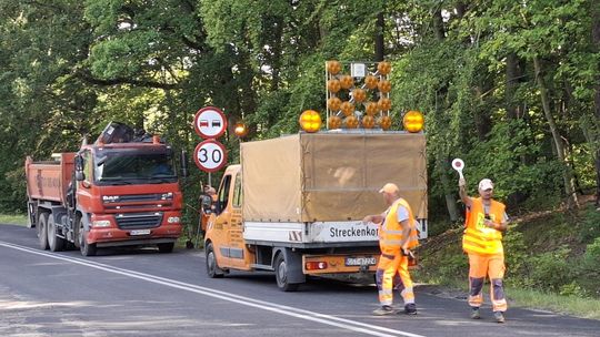 Trwa przebudowa drogi powiatowej od Skarszew