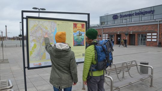 Turyści mogą skorzystać z nowych tablic z planem Tczewa