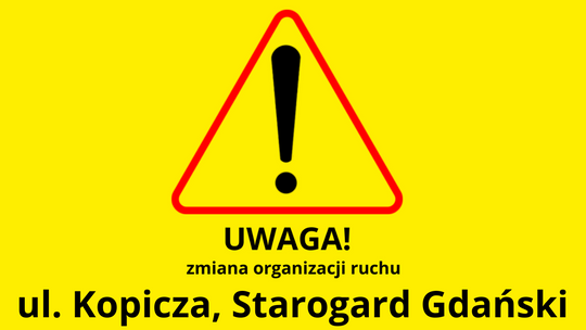 Tymczasowa zmiana organizacji ruchu w Starogardzie Gdańskim