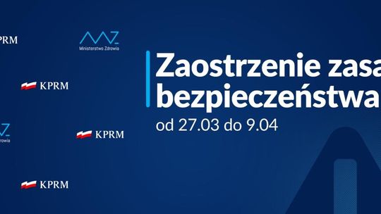 UWAGA: Od soboty nowe obostrzenia w całym kraju