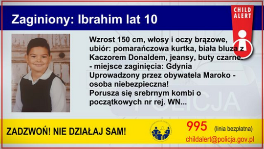 W Gdyni ogłoszono "Child alert"! Poszukiwany jest 10-letni chłopiec [AKTUALIZACJA]