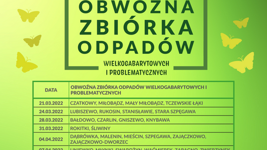 W gminie Tczew rusza zbiórka odpadów wielkogabarytowych i problematycznych