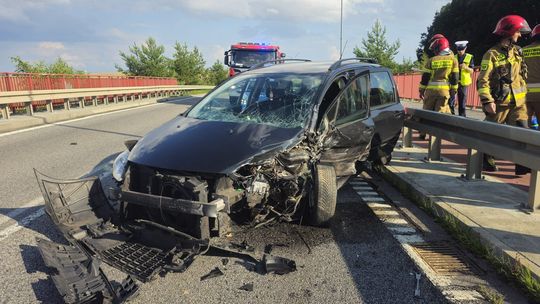 W sobotę w Pelplinie doszło do groźnego wypadku