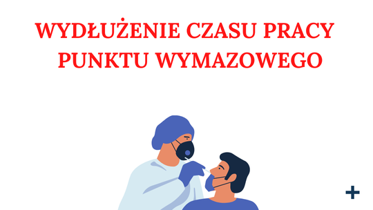 Ważne zmiany w punkcie pobrań wymazów w Kociewskim Centrum Zdrowia