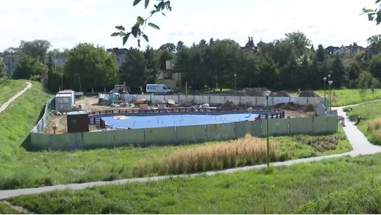 Wodny plac zabaw powstaje na Czyżykowie. Powinien być gotowy najpóźniej w listopadzie