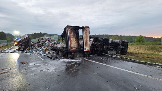 Wypadek w Zwierzynku. A1 w kierunku Gdańska zamknięta